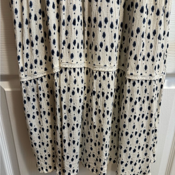 LAST CHANCE Love Ellie White and Blue Maxi Dress Medium Tassels from Stitch Fix - Picture 6 of 7